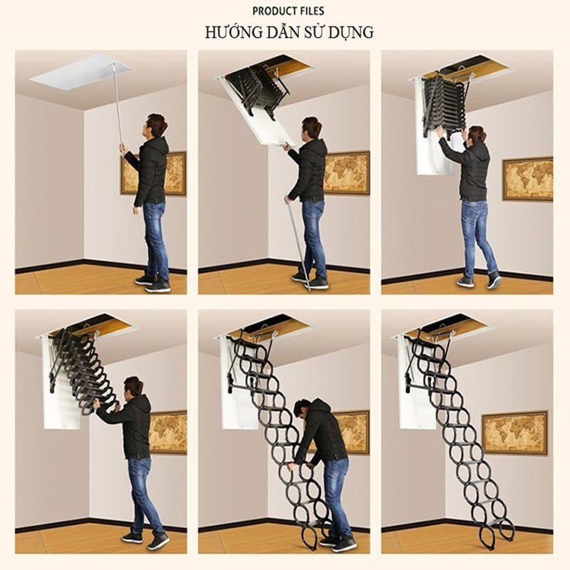 Hướng dẫn bảo quản thang gấp đa năng đúng cách