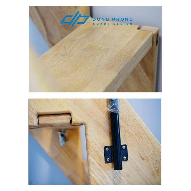 Cầu thang gỗ cho nhà nhỏ