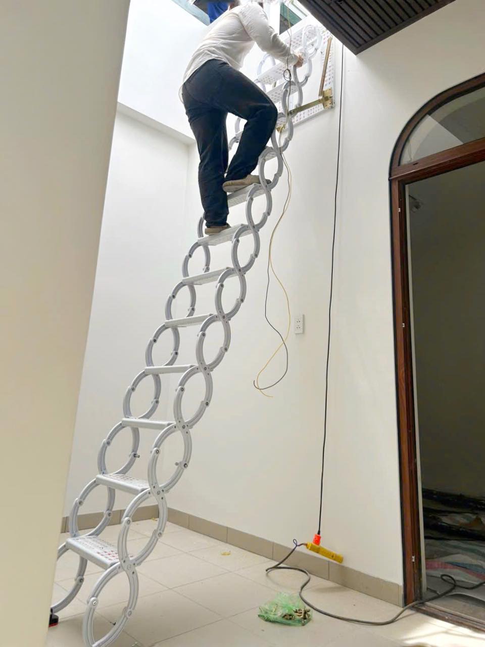 cách làm cầu thang xếp