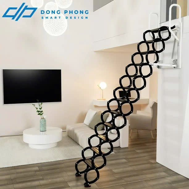 Thang xếp gác mái thiết kế thông minh giá tốt, chất lượng