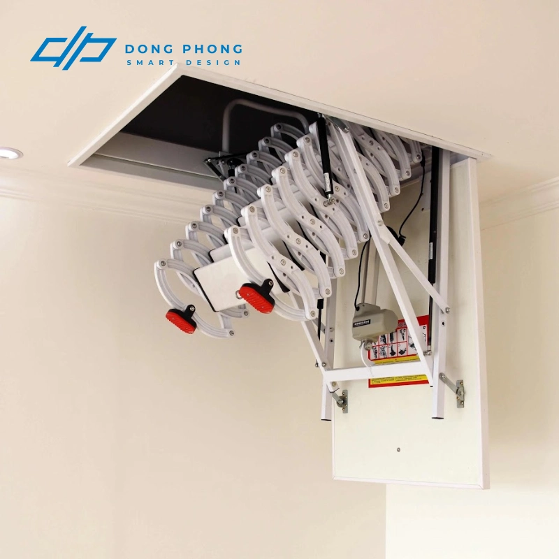 Thang lên mái gấp gọn giá bao nhiêu? Báo giá mới nhất