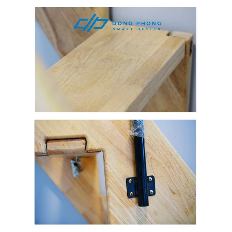 cách làm cầu thang gấp vào tường