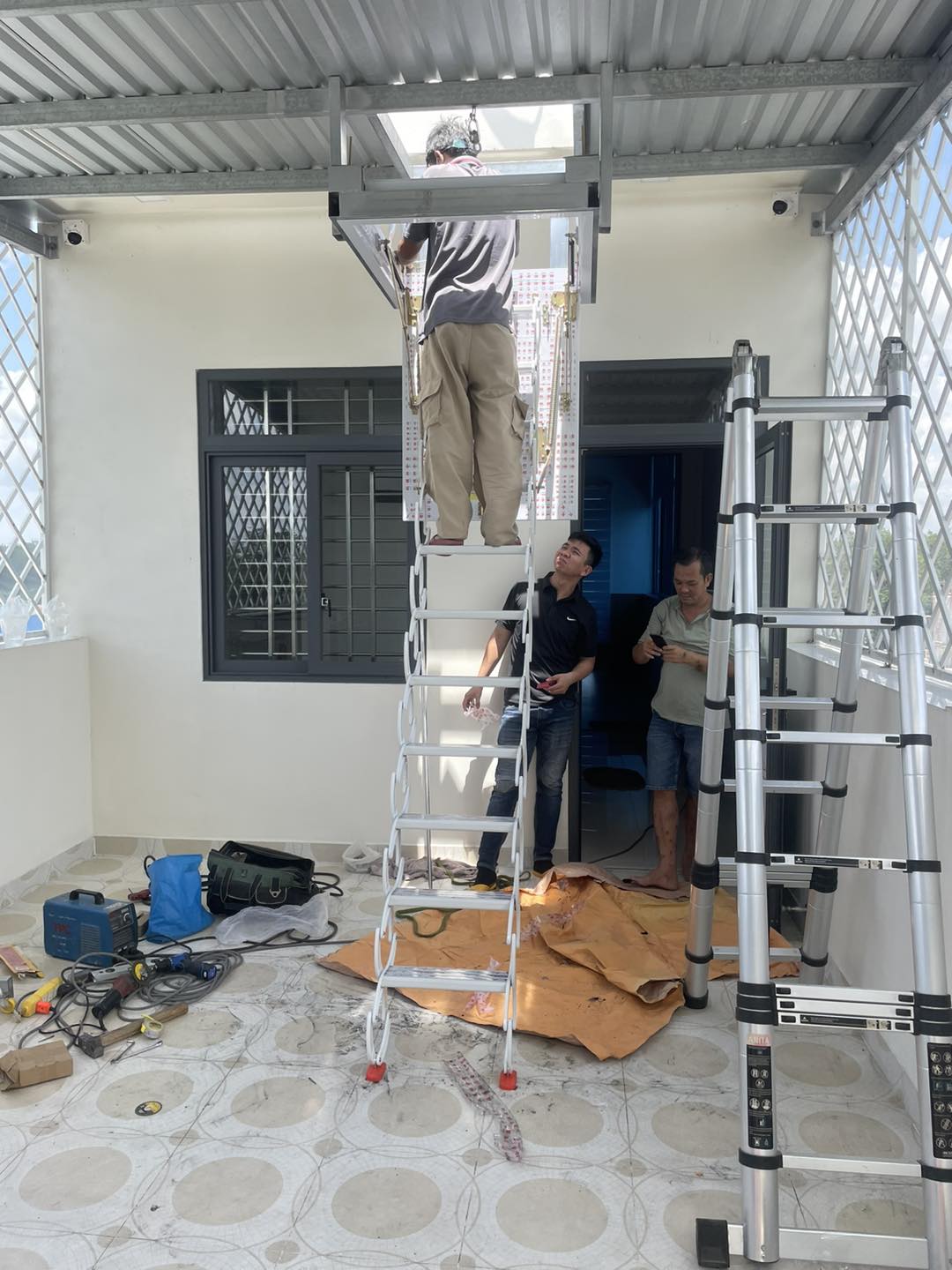 thang gấp đa năng