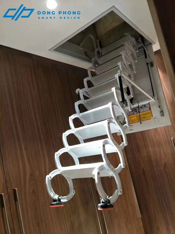 cầu thang xếp gác lửng