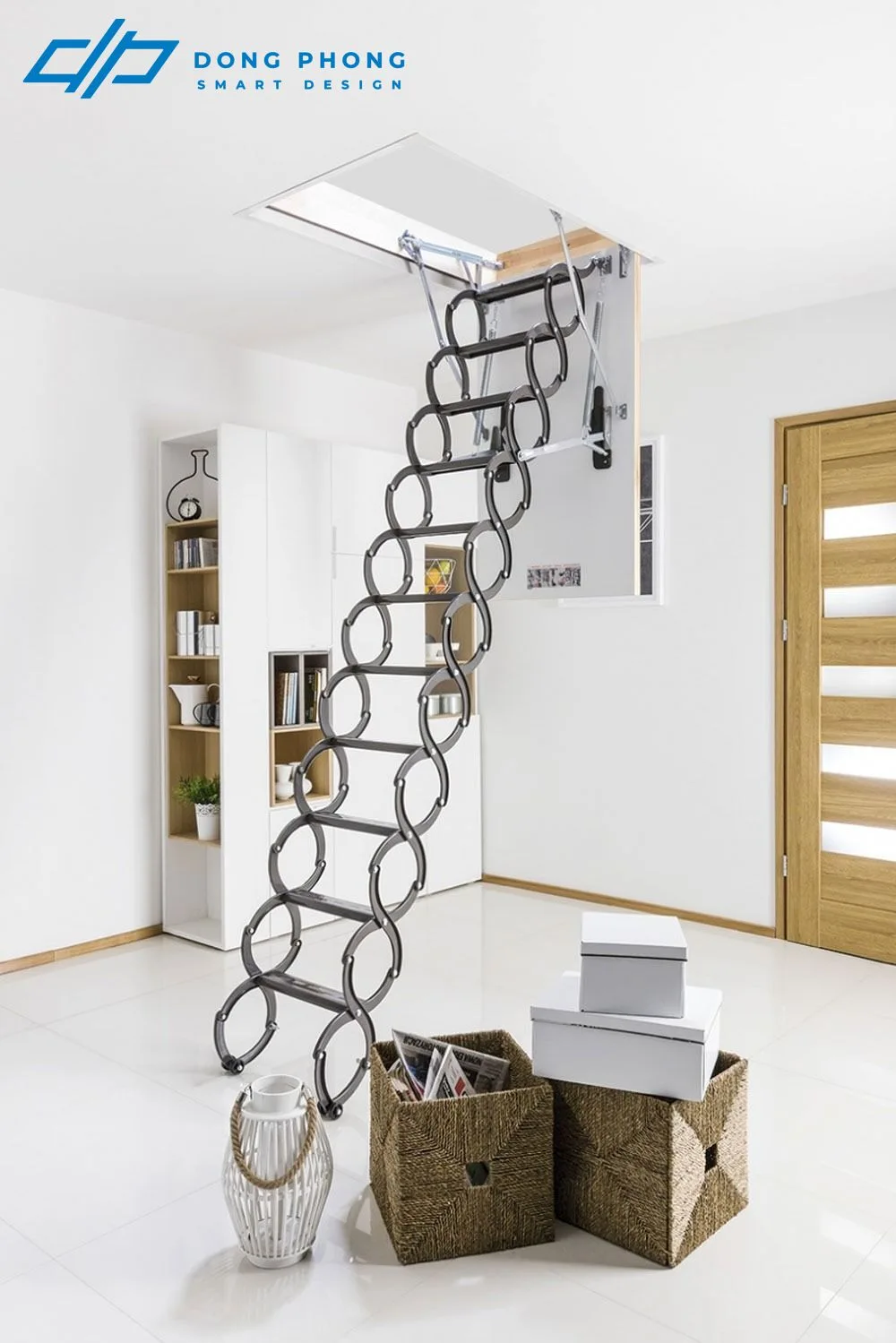 Ý tưởng thiết kế cầu thang thông minh hiện đại cho nhà nhỏ, gác lửng |  Cleanipedia
