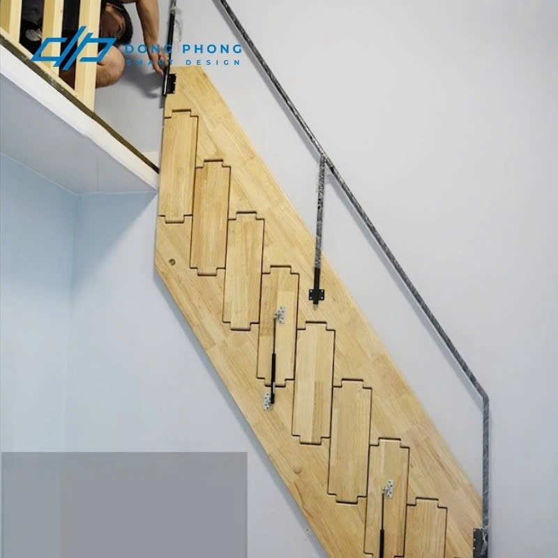 cầu thang gác xép